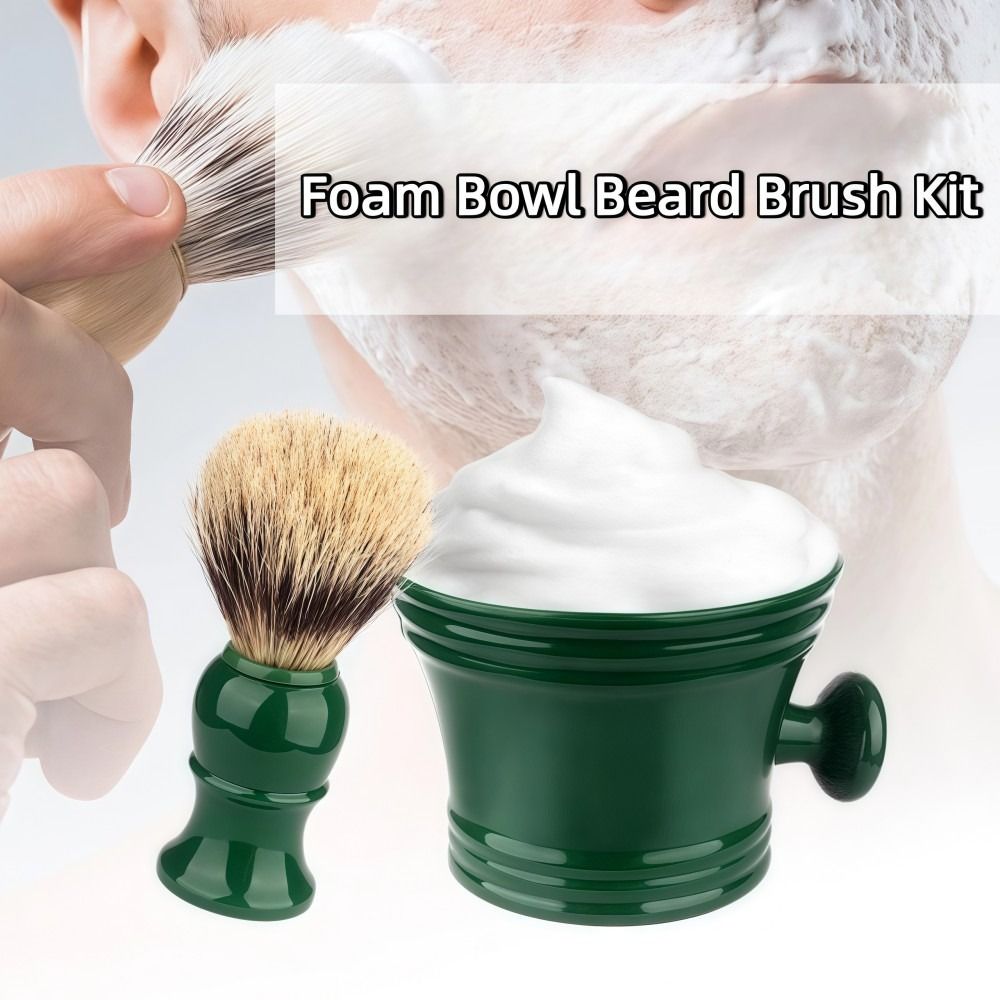 Brush Bristle Set - Kompletny zestaw do golenia: miękka szczotka