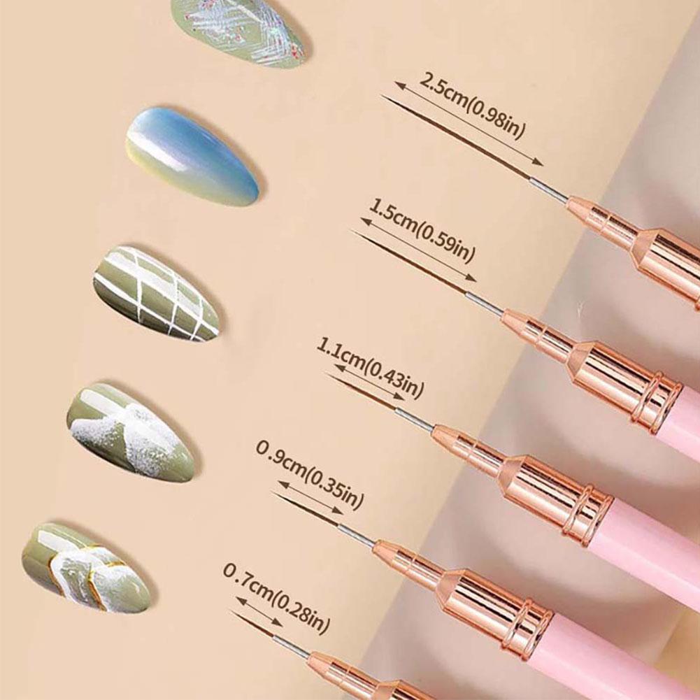 Zestaw 5 pędzli do zdobienia p – Brush Bristle Set recenzja i cena