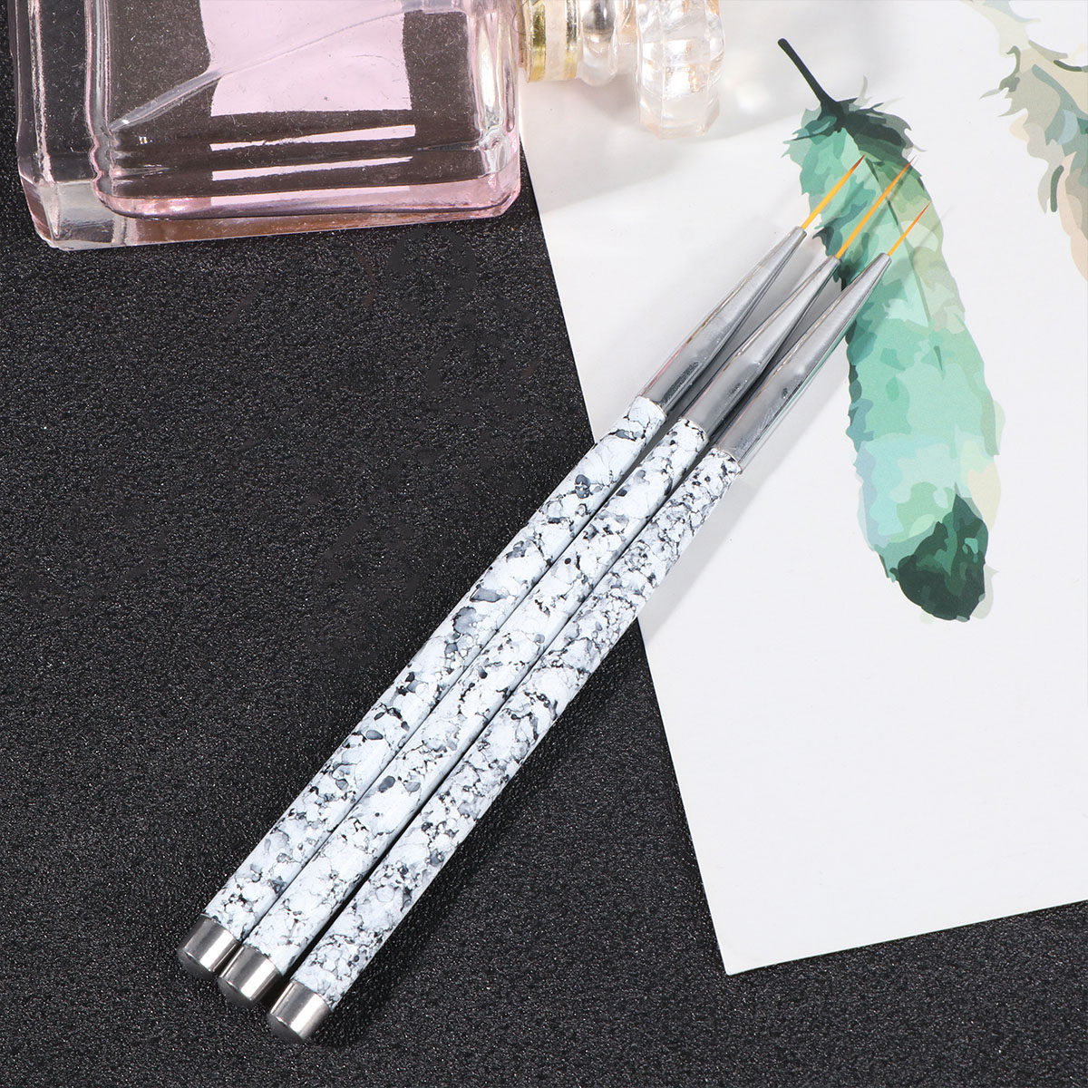 Zestaw 3 pędzli do zdobienia p – Brush Bristle Set recenzja i cena