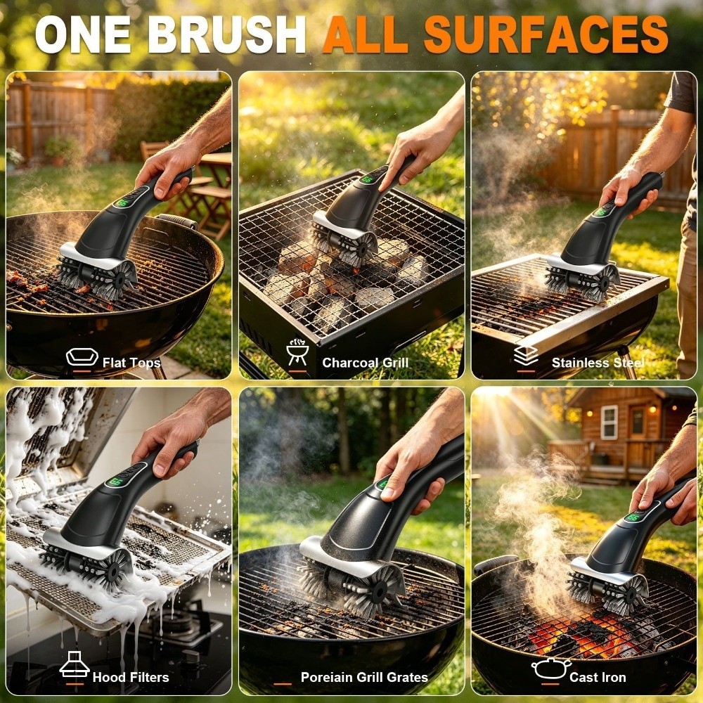 Szczotka do grilla elektryczne – Brush Bristle Set recenzja i cena